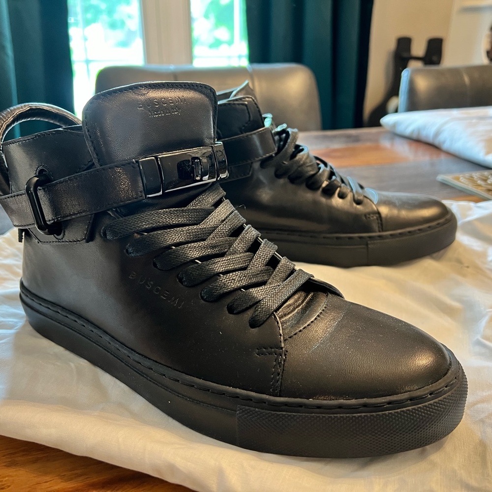 Black Buscemi High Tops - Brand NEW